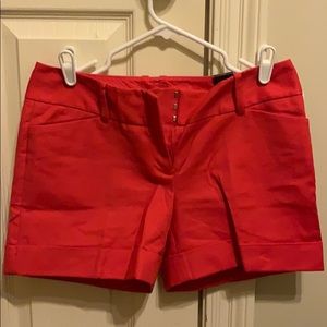 NWT The Limited Drew fit shorts in reddish orange